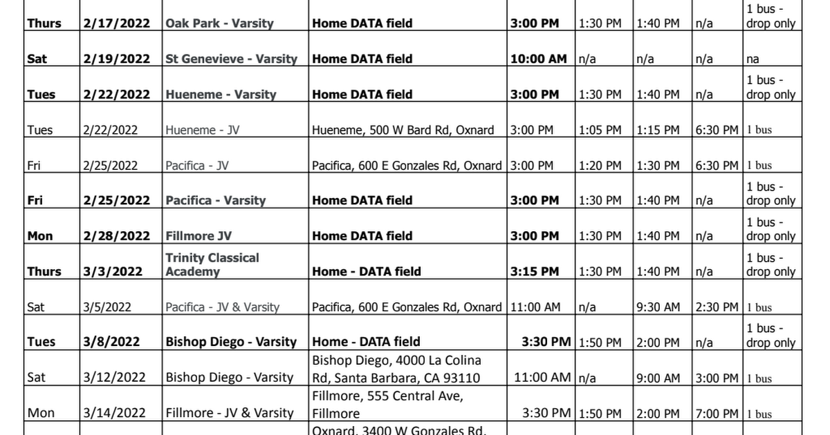 Baseball Schedule 2022.pdf Google Drive