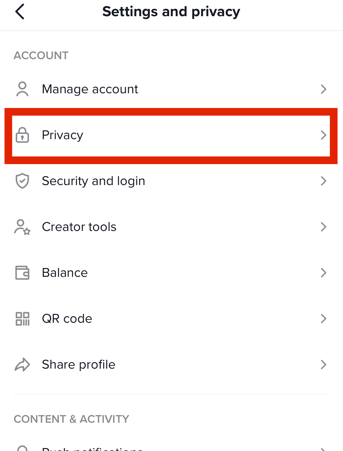 How to make your tiktok account private