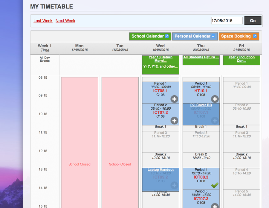 how to make a schedule for school work