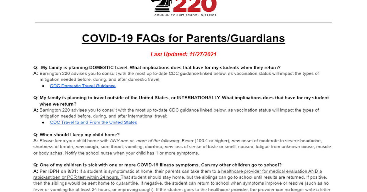 Parent COVID FAQ ENG 01-06-2021