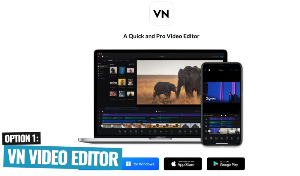 VN Video Editor is one of the best free video editing apps for iPhone