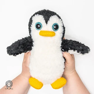 fluffy crochet peguin
