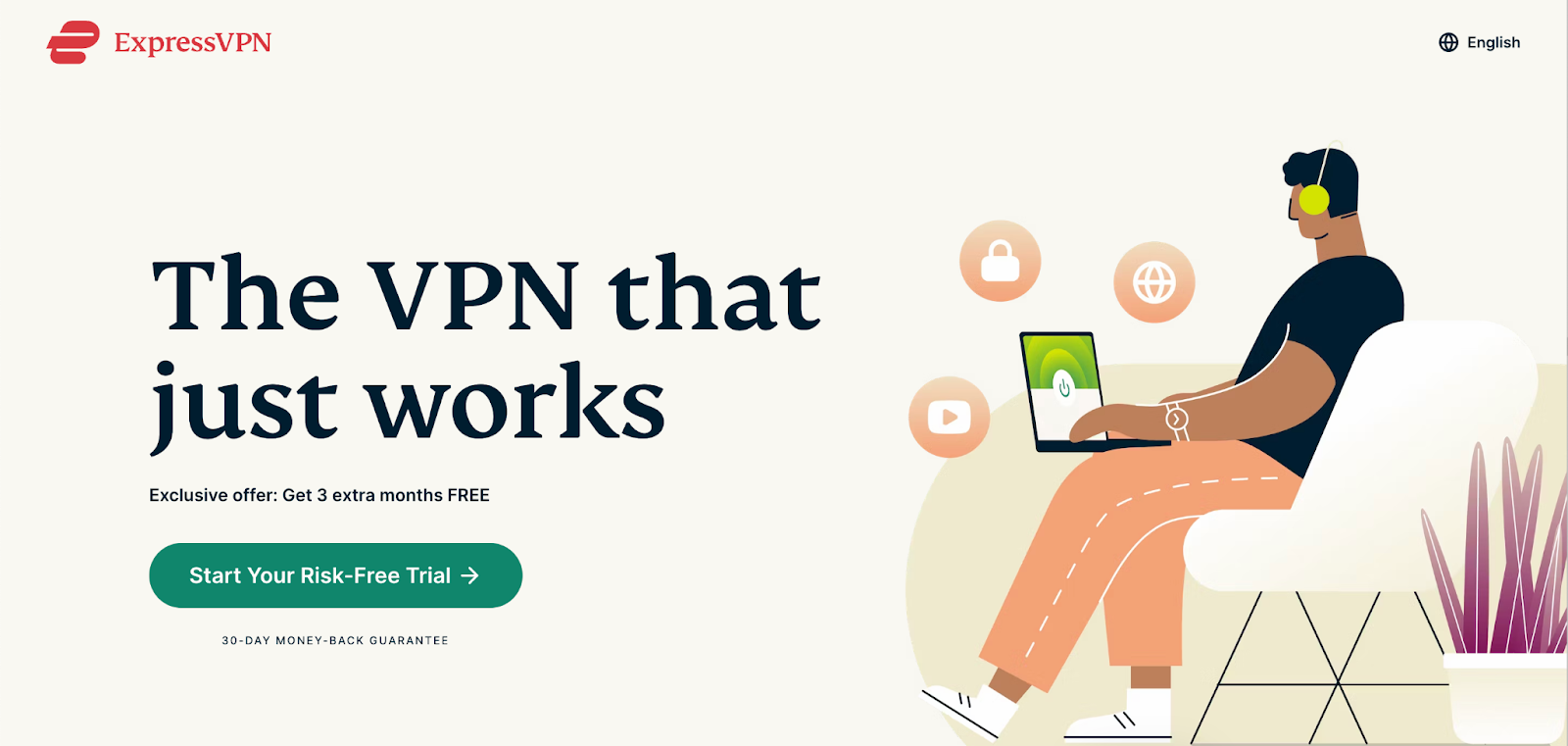 Express VPN Landing Page