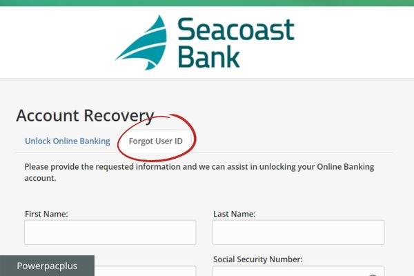username recovery for seacoast bank