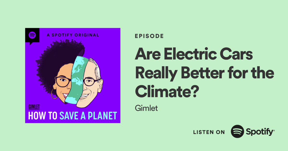 Episode Promo Image Title of episode with the show's branded illustration of hosts Dr. Ayana Elizabeth Johnson and Alex Blumberg separated by a sliver of planet Earth. Image is hyperlinked to respective Spotify episode page.
