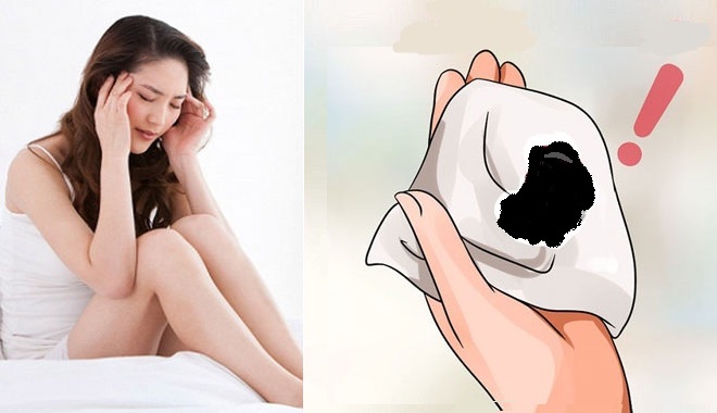Kinh nguyệt màu đen cảnh báo điều gì? 