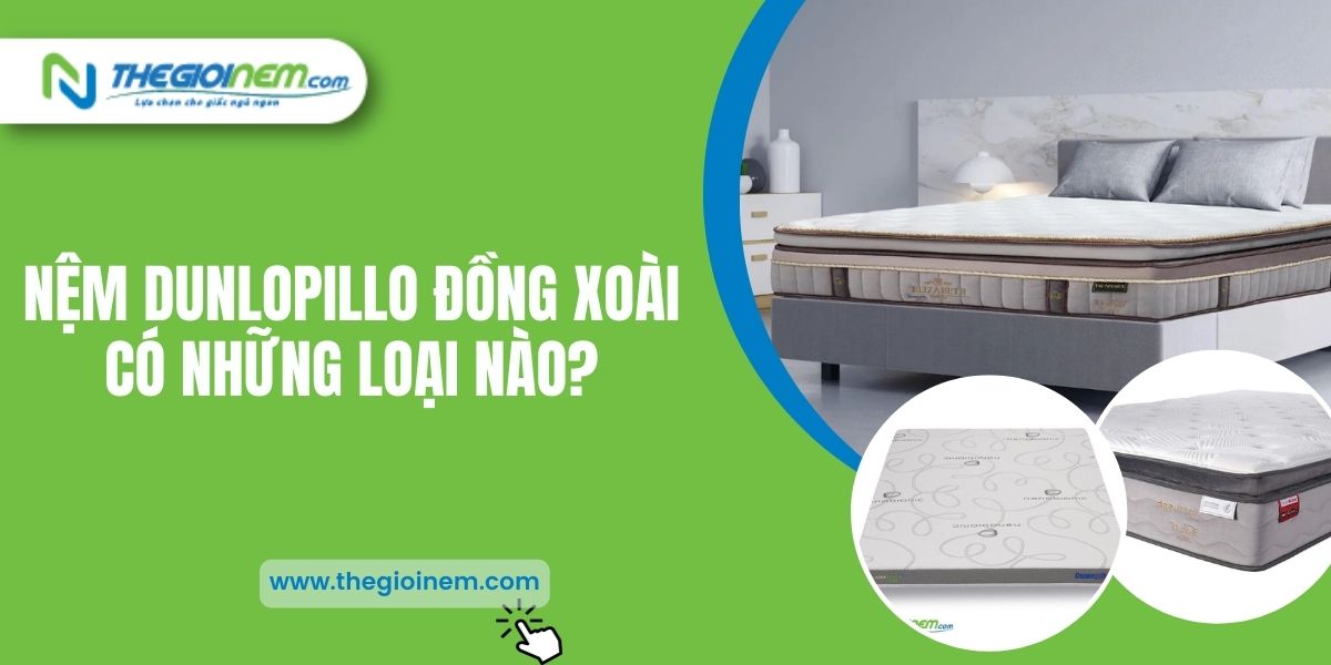 Đại lý nệm Dunlopillo cao cấp tại Đồng Xoài - Bình Phước