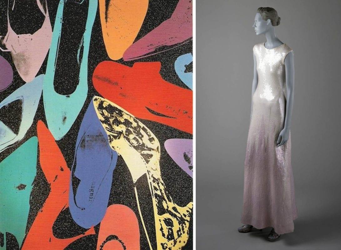 andy warhol halston fashion collaboration