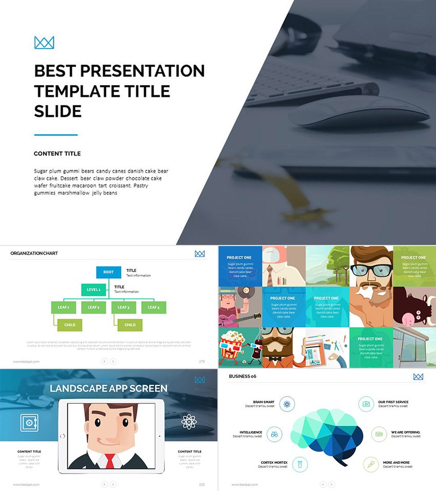 Best Business Awesome PowerPoint Template Presentation Set