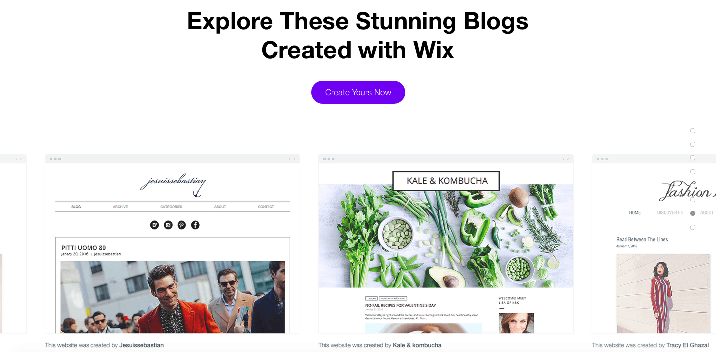 Blogs Wix
