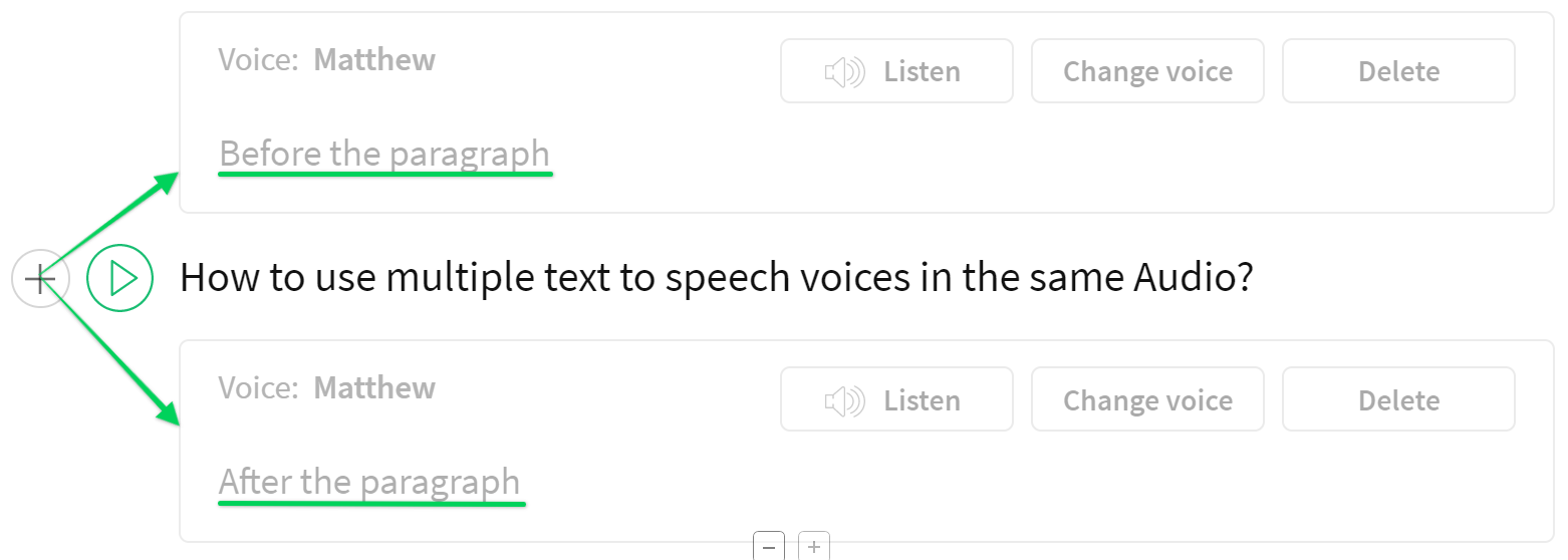 text to speech with different voices