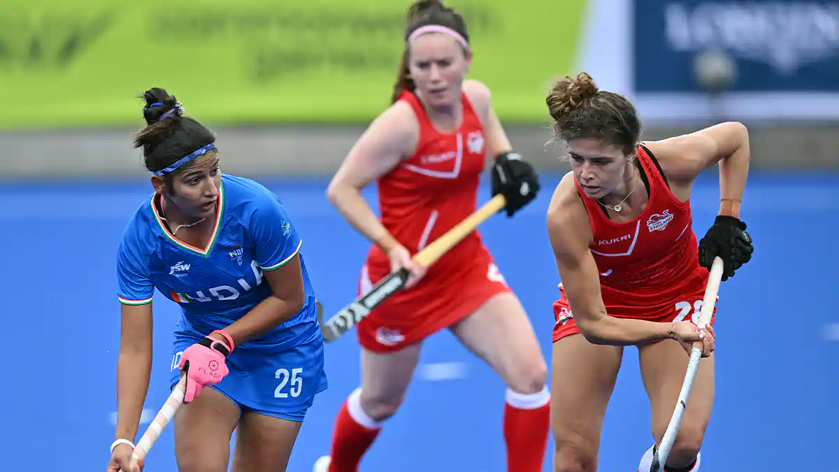 The Indian team were defeated 3-1 by England in women’s hockey 