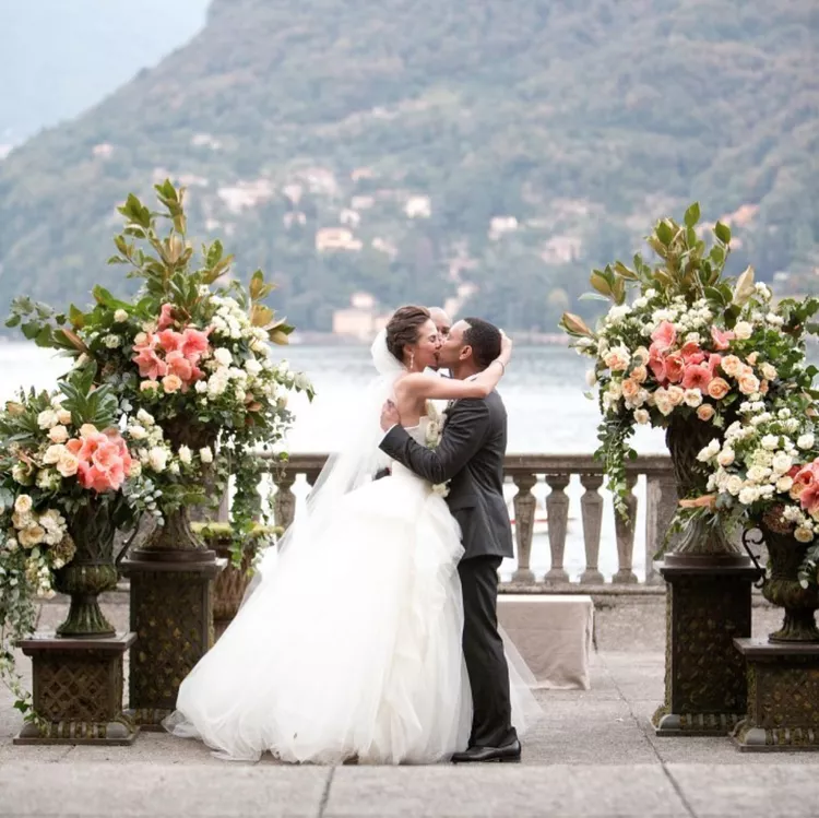 Remarkable wedding of Chrissy Teigen and John Legend in Lake Como, Italy.