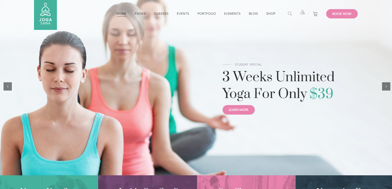 Jogasana Yoga Theme