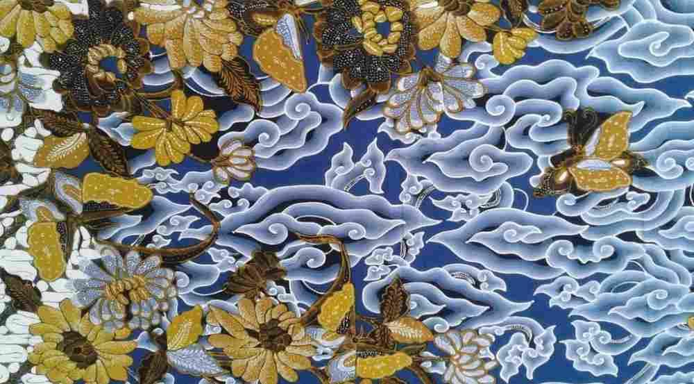 motif batik nusantara -  mega mendung