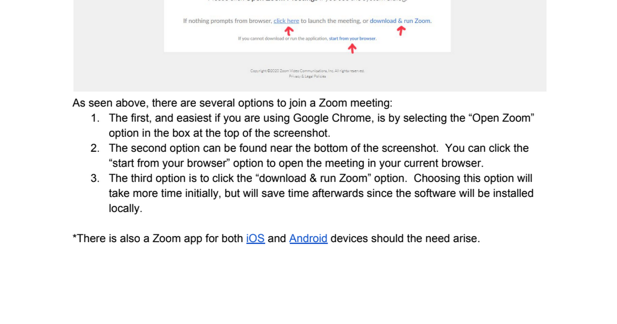 instructions for downloading zoom meetings