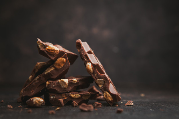 Dark Chocolate and Almonds