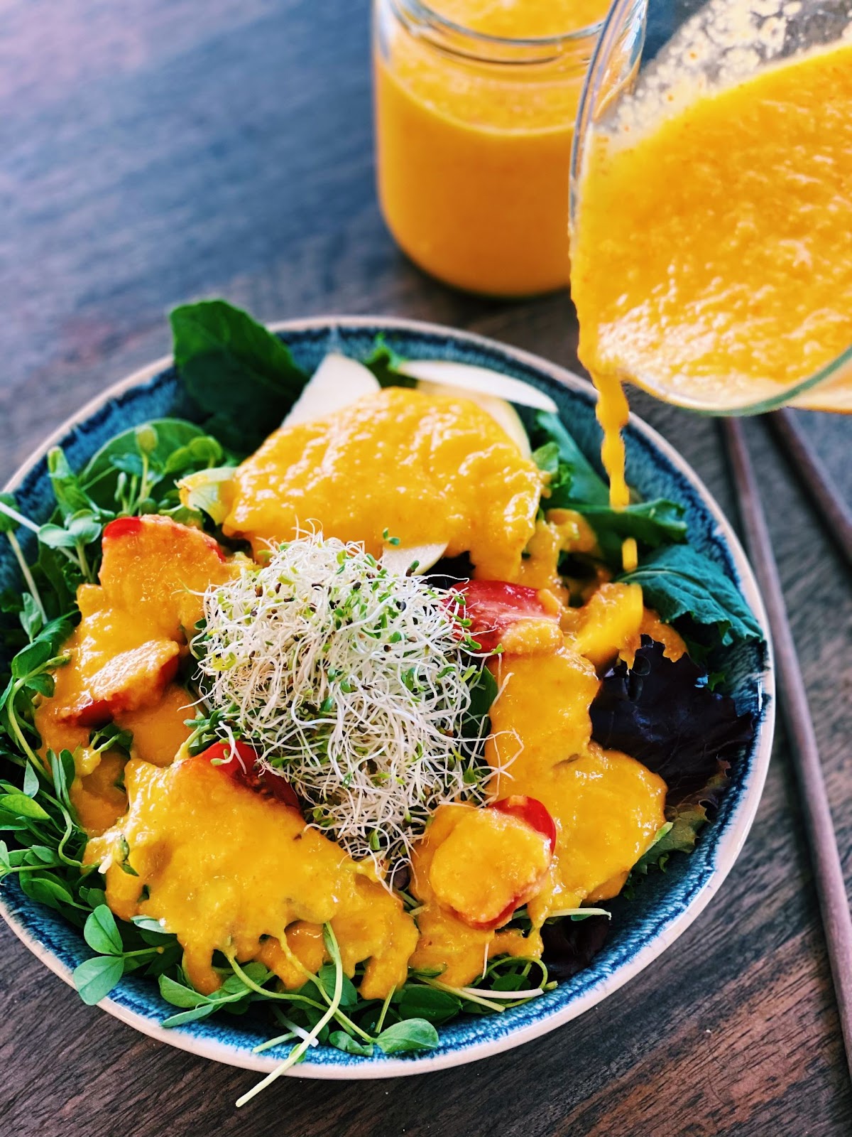 Japanese Ginger Salad Dressing (10 Minutes!) Tiffy Cooks