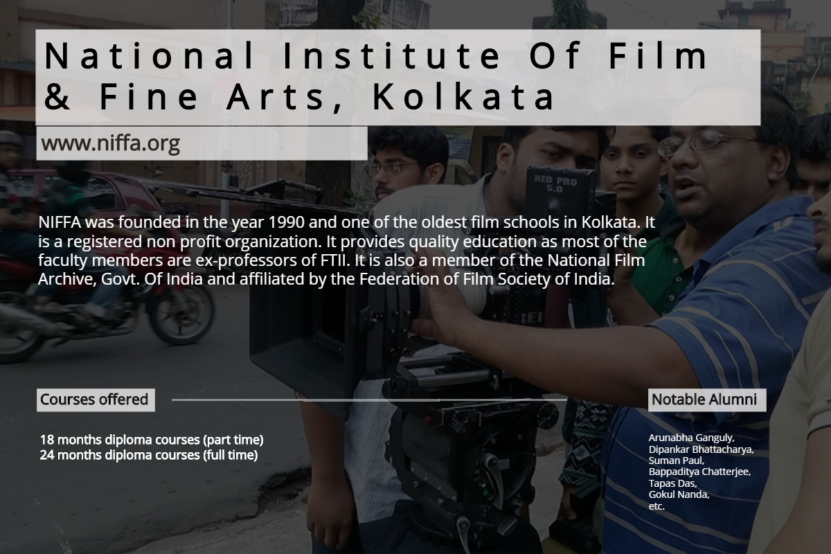 Course details of National Institute Of Film & Fine Arts, Kolkata
