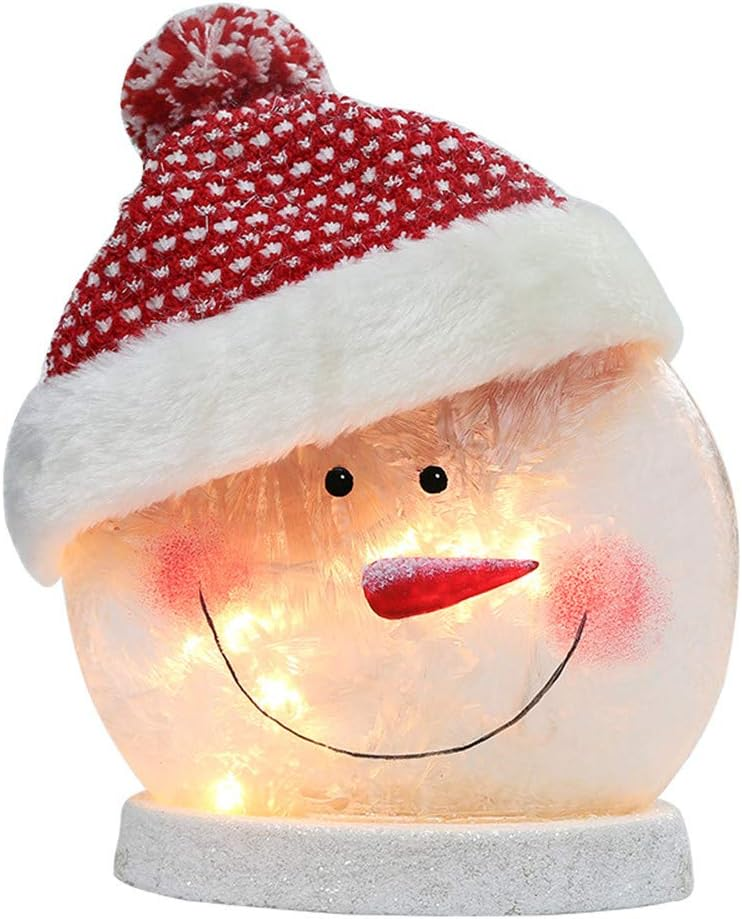 snowman lamp