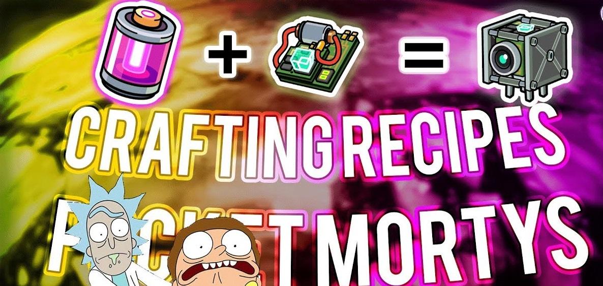 Image result for pocket morty recipes crafting cheat details