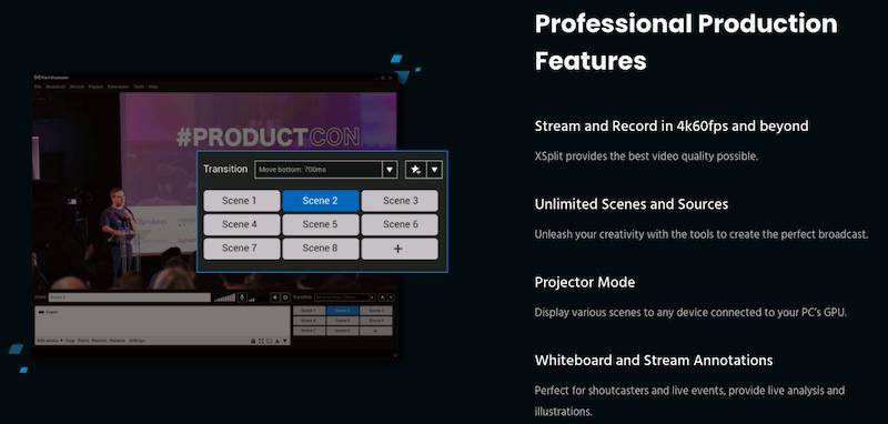 Funciones de Xsplit 
