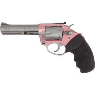 CHARTER ARMS, PATHFINDER PINK LADY .22LR 4.2 INCH BARREL STAINLESS STEEL FINISH PINK FRAME 6 ROUND