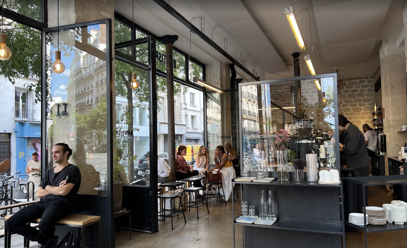 Best Cafe's in Paris for Digital Nomads - Partisan Cafe Artisanal