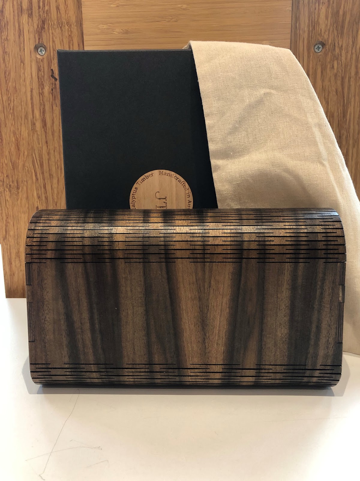 Laser Plywood Clutch Purse