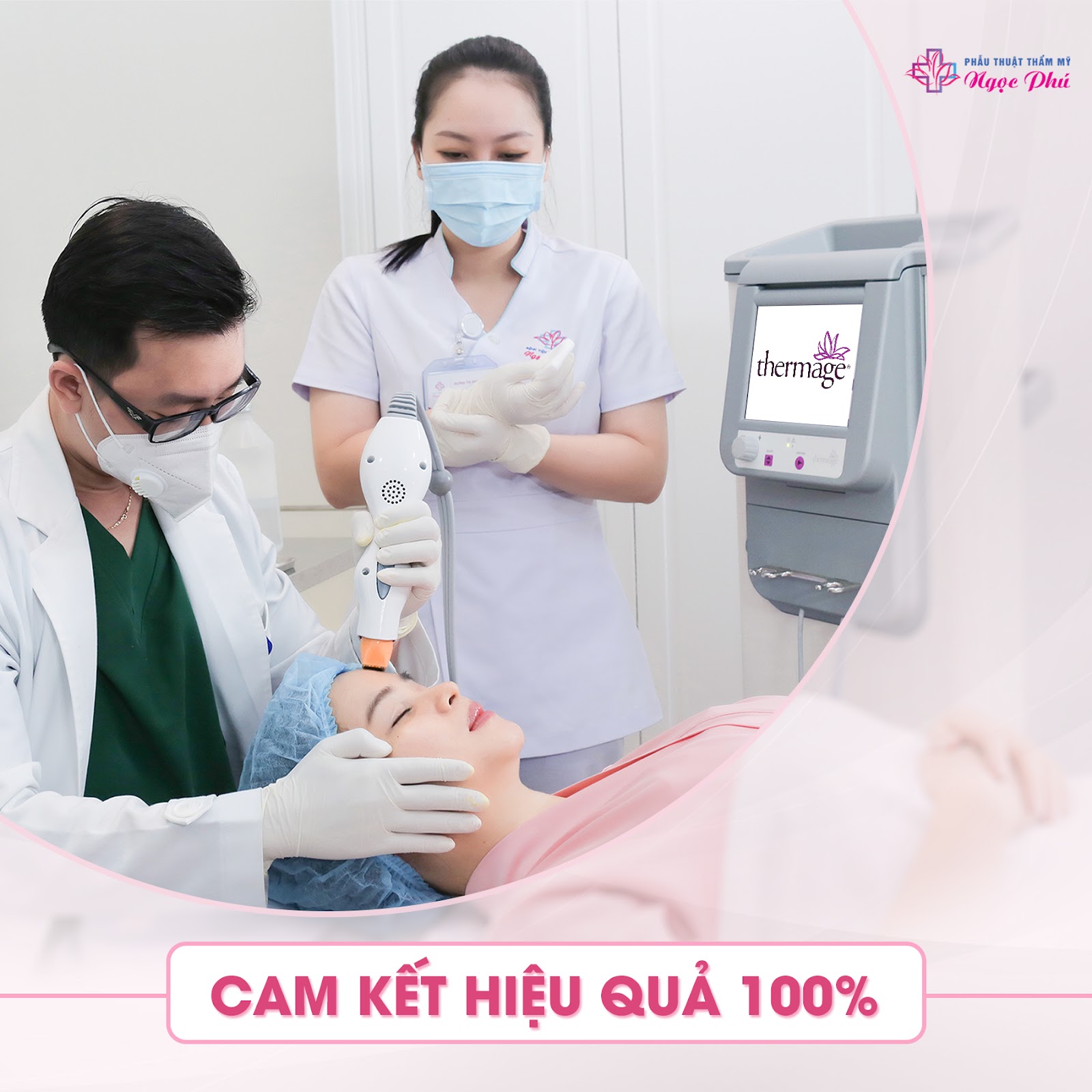 Thermage thành thành tựu khoa học kỹ thuật hiện đại khi sử dụng đầu tip 4.0 thay cho đầu tip 3.0, giúp thúc đẩy nhanh tốc độ trẻ hóa. 