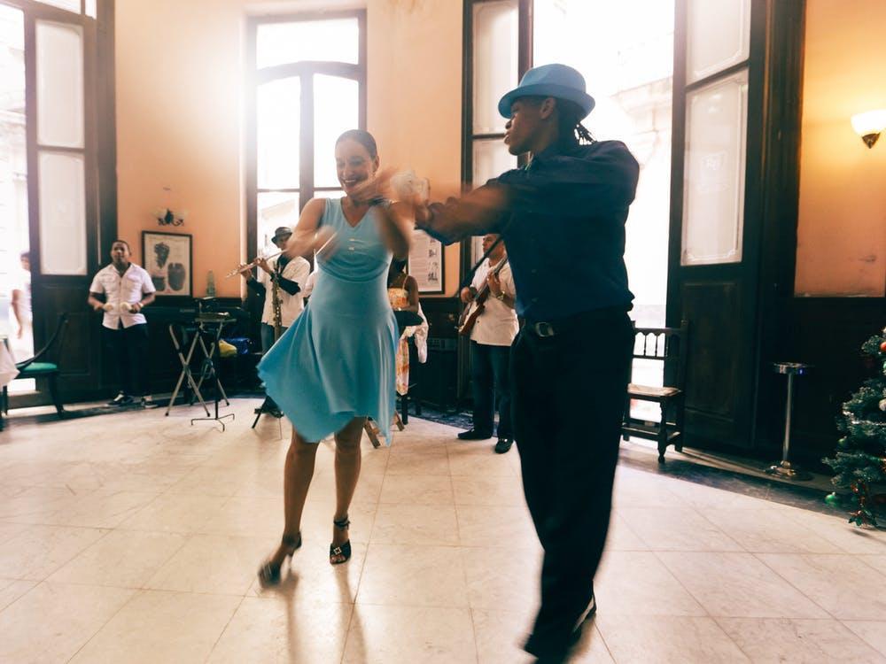 Free Two People Dancing Together  Stock Photo