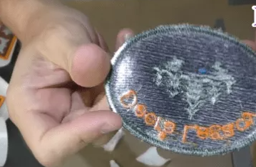 small leftover pieces-patched embroidery
