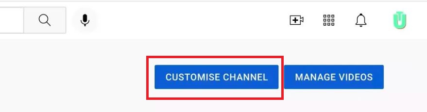 change YouTube banner on iPhone