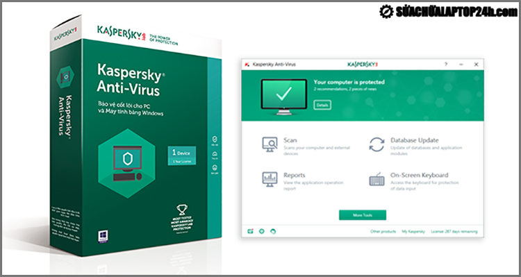 Kaspersky Anti-Virus chắc chắn sẽ khiến bạn hài lòng