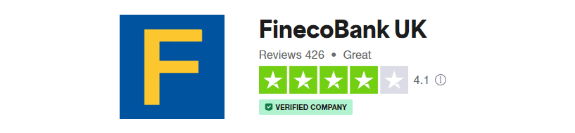 Fineco Bank UK Trustpilot review 2023