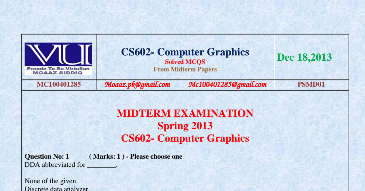 CS602-MidTerm-MCQS Solved With References By Moaaz.pdf - Google Drive