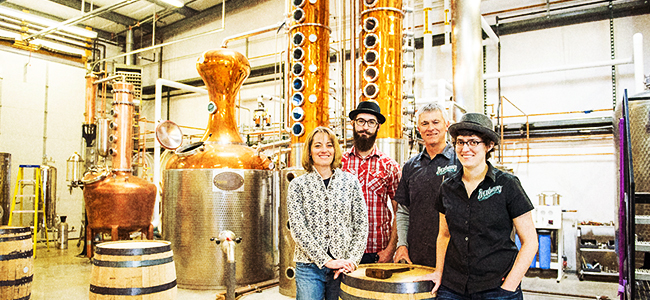 The Pollocks In Their Wyoming Distillery