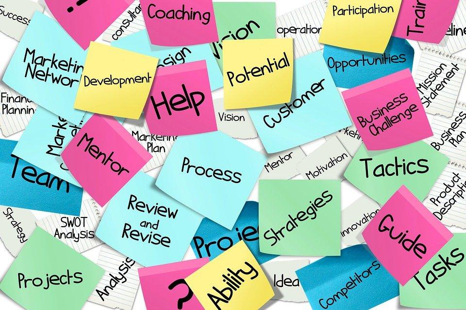 Bulletin Board, Stickies, Post-It, List, Business