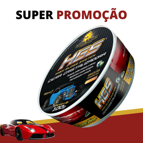 Cera Cristalizadora Automotiva HGS Autoshine 100g