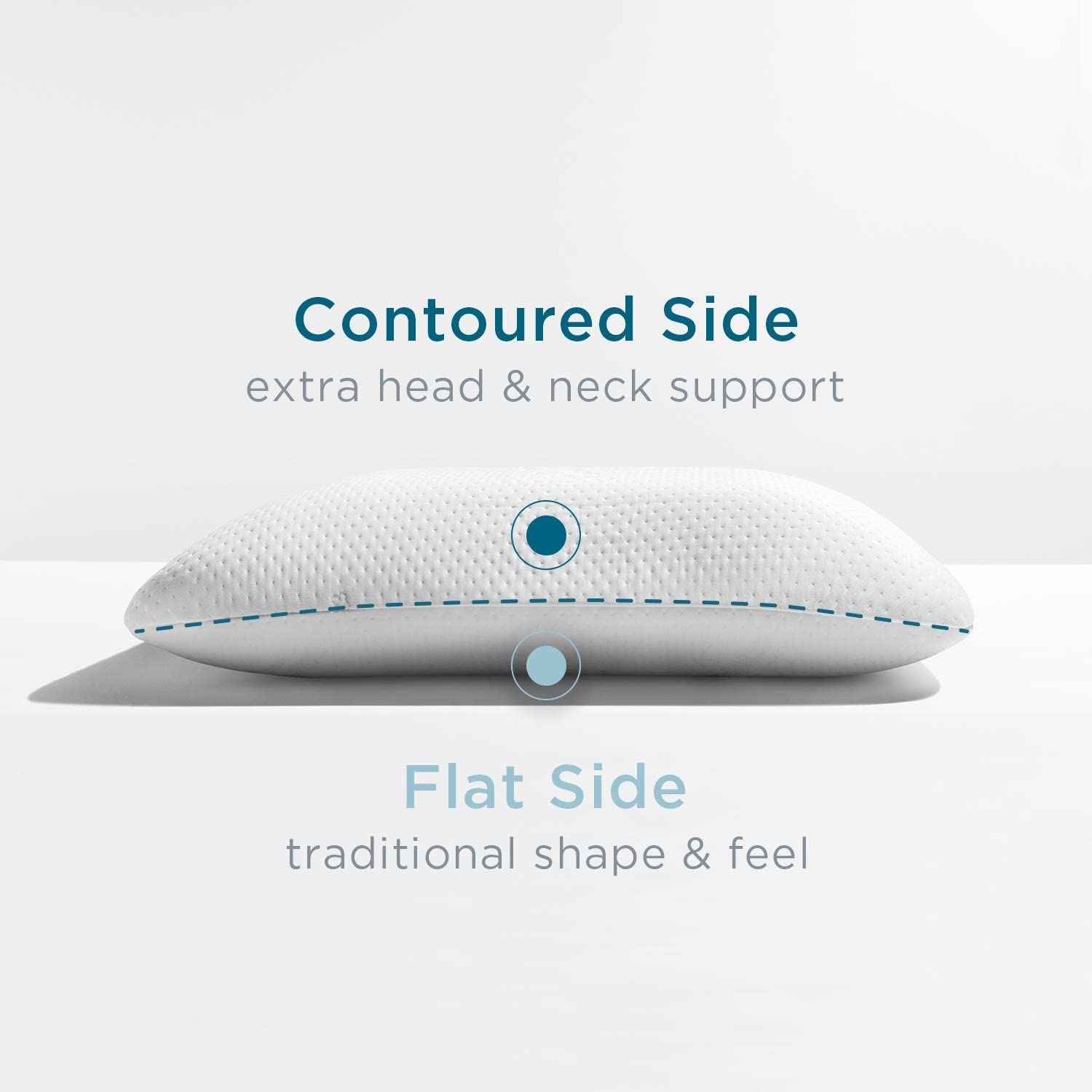 The adapt symphony is an all-round pillow. Good for back sleepers.