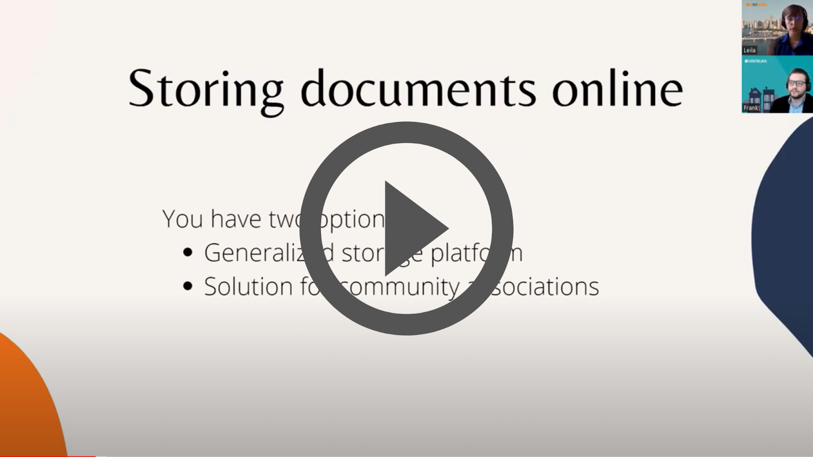 Webinar: Storing condo documents online