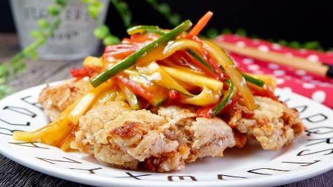 How to make Crunchy Chicken & Mango Salad Recipe