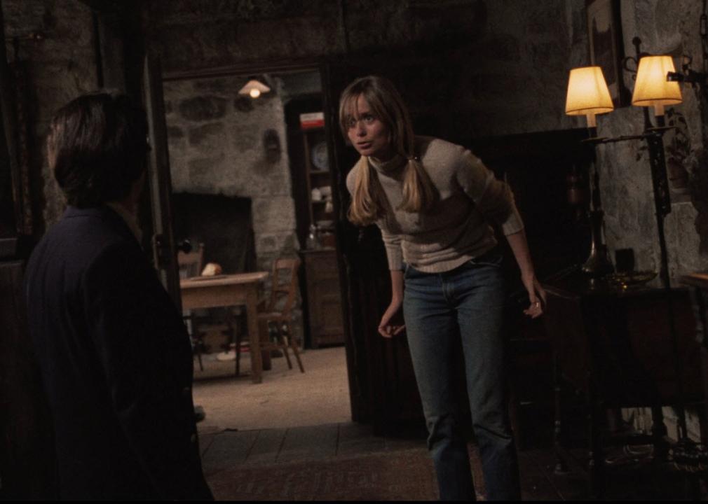 Dustin Hoffman and Susan George in a scene from "Straw Dogs"