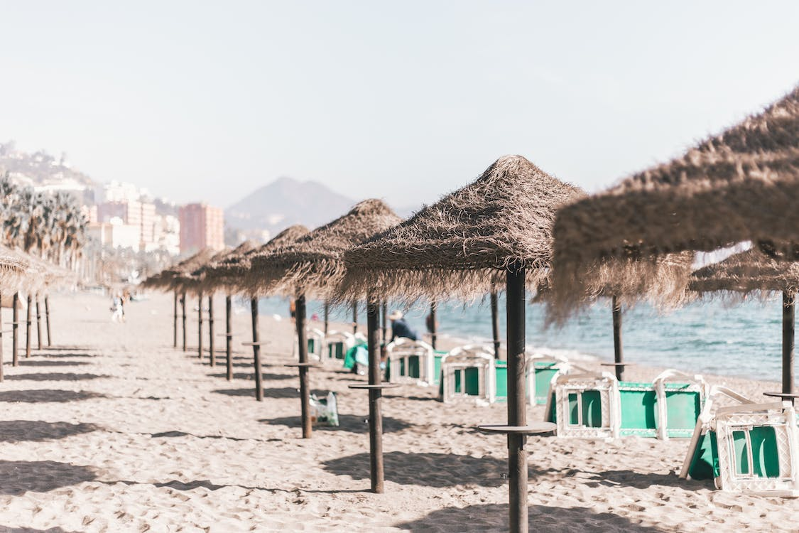 A neaby beach in Málaga -  Unusual hotel in Malaga