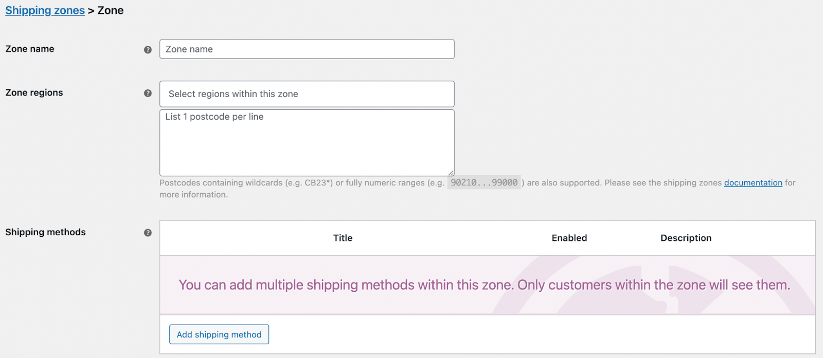How to Set Up Shipping Zones in WooCommerce