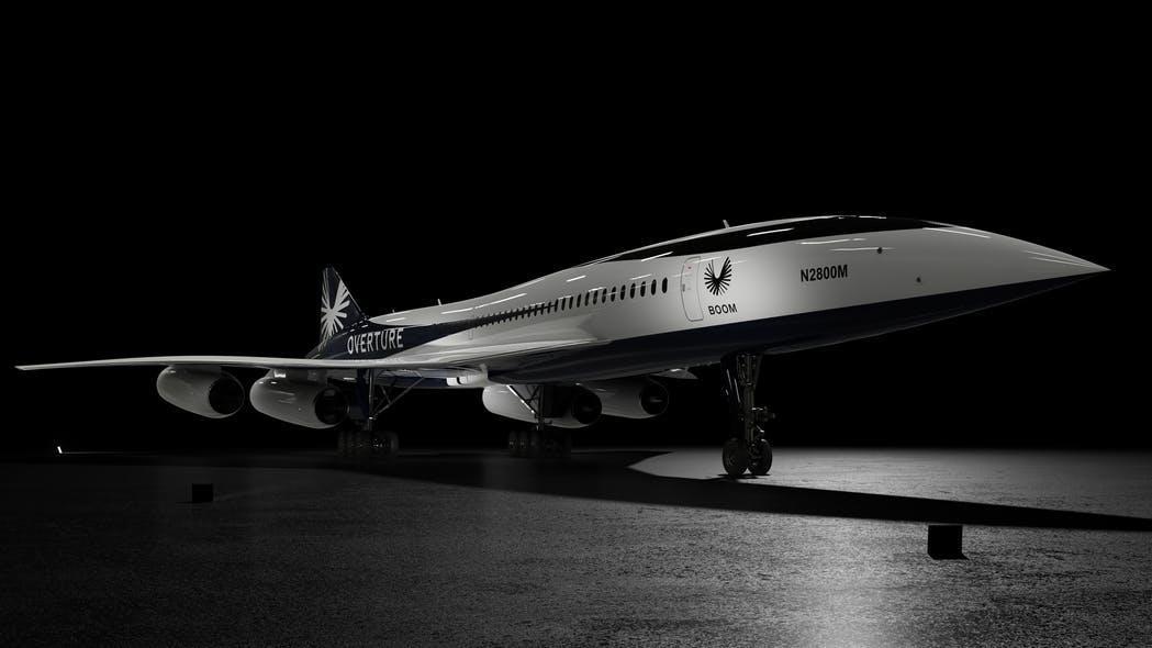 Boom Supersonic's Overture aircraft.