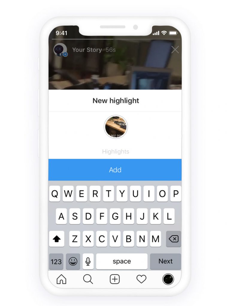 how to add highlights on instagram without posting