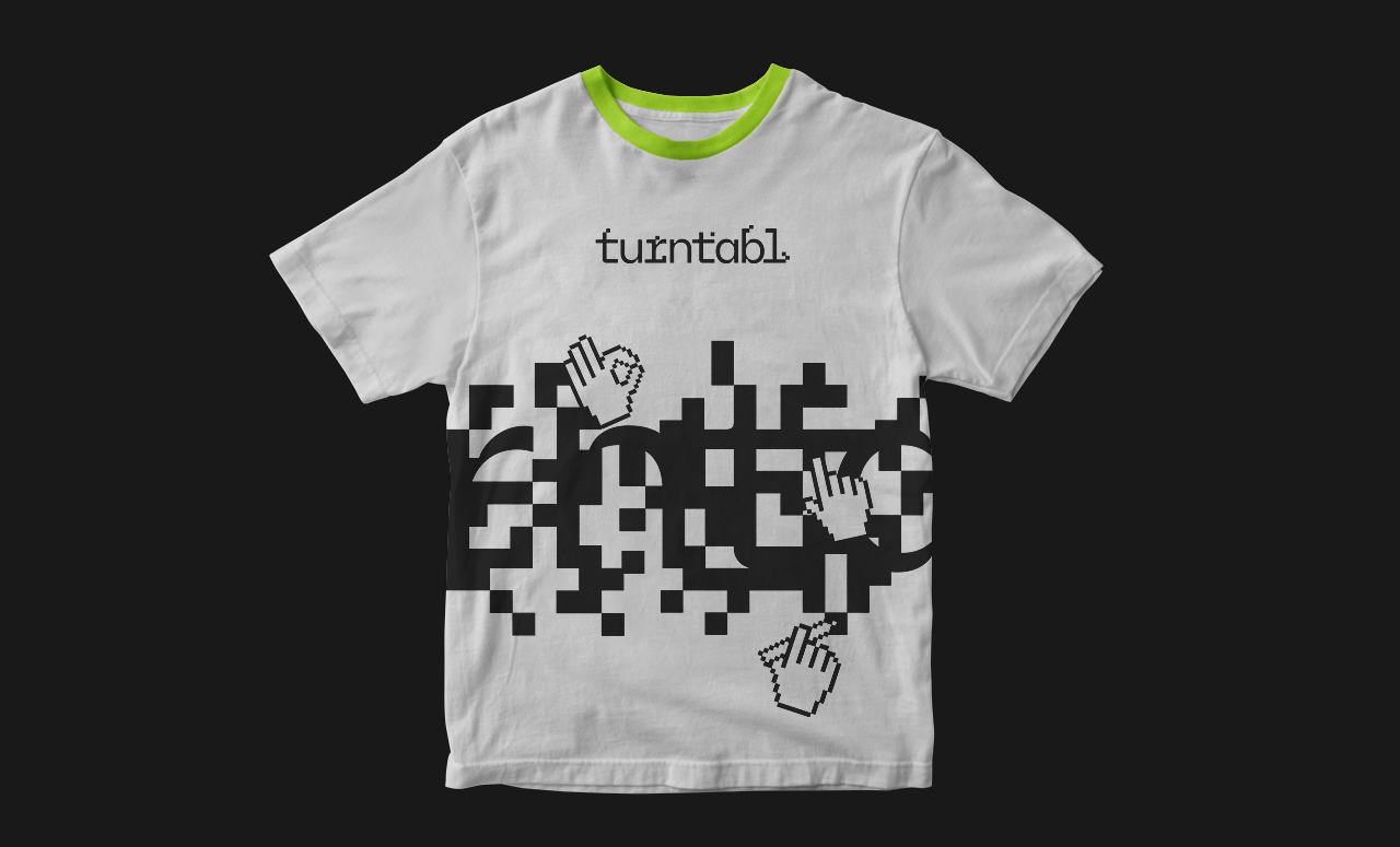 T-Shirt design for Turntabl.