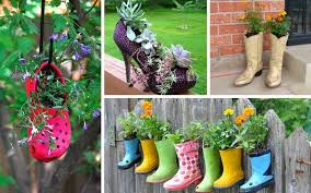 9 Ways to Use Old Shoes as Planters