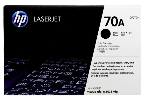 HP 70A Label